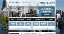 Desktop Screenshot of bensleylawoffices.com